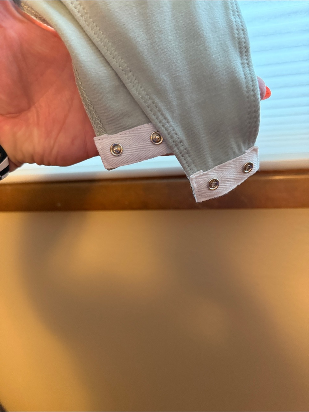 Olive Green Short Sleeve Cross-Back Bodysuit - Picture 3 of 4